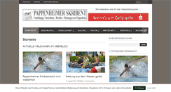Desktop Screenshot of pappenheim-aktuell.com